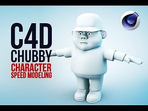 C4D Character Speed modeling - Chubby