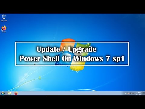 Update PowerShell on windows 7 sp 1