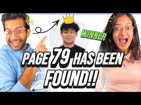 PAGE 79 HAS BEEN FOUND! *EMERGENCY ANNOUNCEMENT*