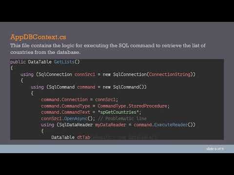 Understanding Why ASP.NET Core Database Connection Initially Shows Connecting on First Load