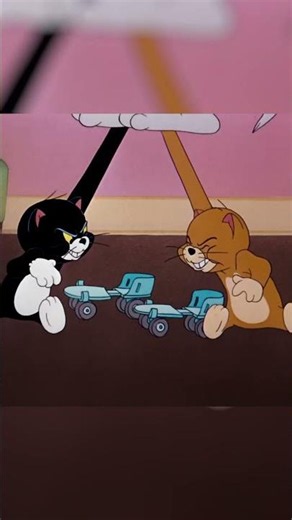 Chatons tout doux ou chaos en rollers ? |Tom & Jerry |🐱🛼#cartoonnetwork #ClassicCartoons #shorts