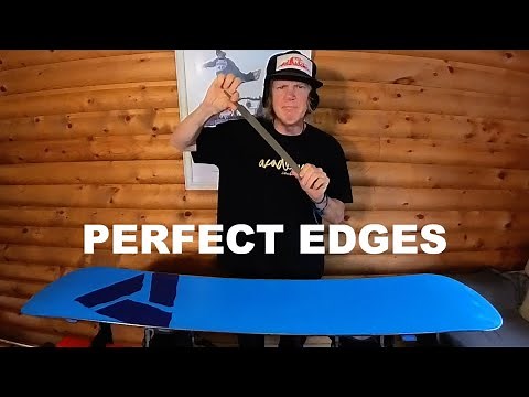 How to tune PERFECT Snowboard Edges!