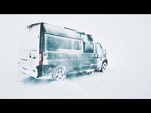 SURVIVING The HARDEST BLIZZARD of my LIFE: STRANDED Alone in Arctic SNOW STORM Winter Van Camping
