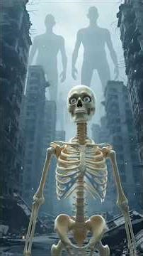 Skeleton Trains with Eren Yeager for 21 Days… The Result Is Insane! #shorts