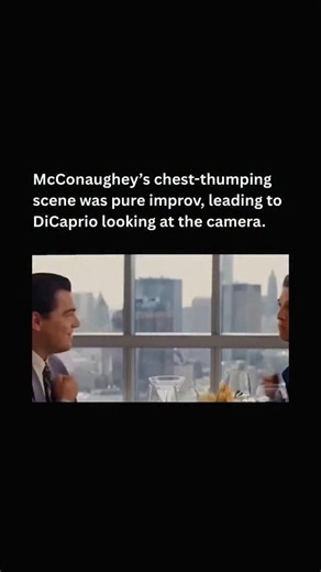 Buzztown Filmmakers | That legendary chest-thumping scene in The Wolf of Wall Street wasn’t scripted—Matthew McConaughey improvised it on the spot. Leonardo... | Instagram