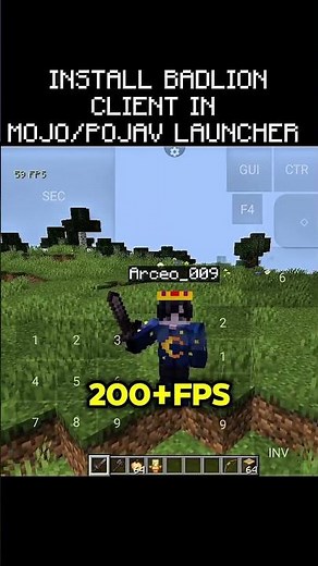 Real BADLION Client for Mojo/Pojav Launcher 1.21.10 | Ultra FPS Boost (500+ FPS)