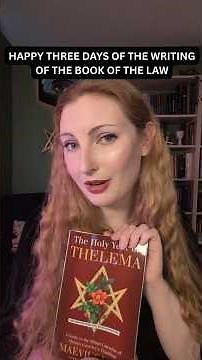 Happy Three Days of the Writing of the Book of the Law