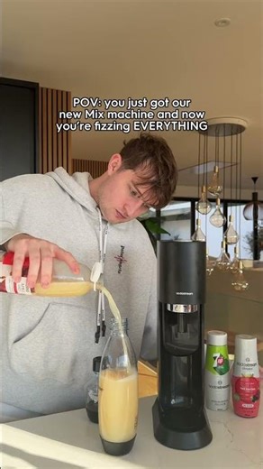 Fizz anything with the new Sodastream Mix machine