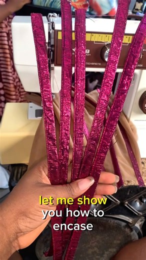 How to encase bonning neatly,this method is best for any corset with a visible bonning #sewingtips