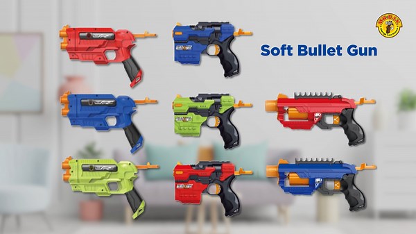 2K views · 53 reactions | Be a pro shooter with this range of soft bullet toy guns! The playset comes with strong suction and lightweight bullets, great for long-range shooting. 8961301 - 8961304: Price starts from RM12.90 onwards #MRDIY #AlwaysLowPrices #softbulletguntoy #guntoy | MR DIY | Facebook