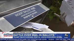 Concerns over mail-in voting: The U.S. Postal Service is sounding the alarm that mail in ballots might "not be returned by mail in the time to be counted." https://gma.abc/3iKrzdC | Good Morning America