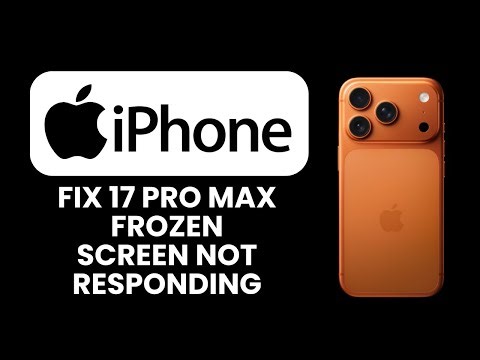 iPhone 17 Pro Max Frozen Screen Not Responding 🖐️ Fix Unresponsive Display and Restore iPhone