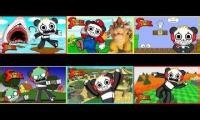 Mix of 6 videos from youtube : 6 Combo Panda Videos Playing At Once