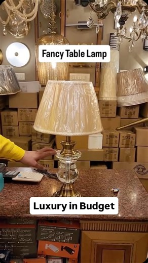 Safarnamavlogs on Instagram: "Fancy Table Lamp #tablelamp #fancylight #ledlights"