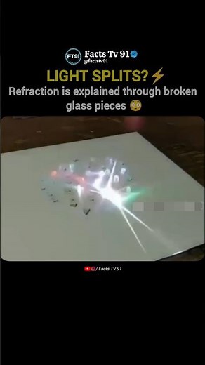 How Broken Glass Reveals Light Refraction