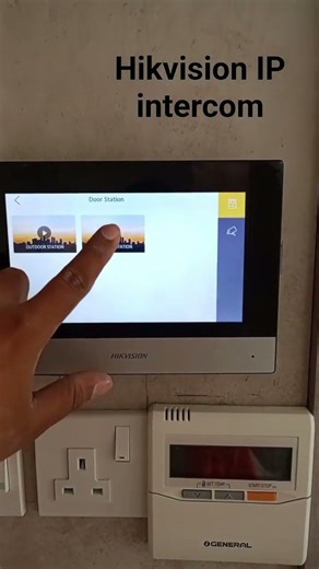 Hikvision IP intercom configuration #tech #techlover #technology #iphone