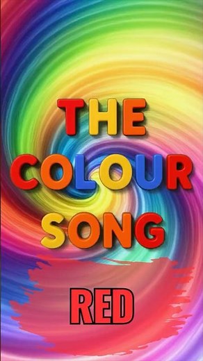 The Colour Song - Red #colors #colours