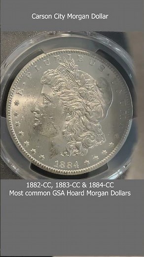 World Coin: 1884 CC Morgan Dollar, USA