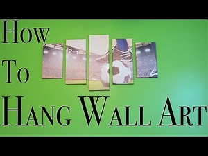How to Hang a 5-Piece Wall Art Piece