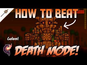 How to Beat The Golem in Death Mode! ||Terraria Calamity Mod Boss Guide||