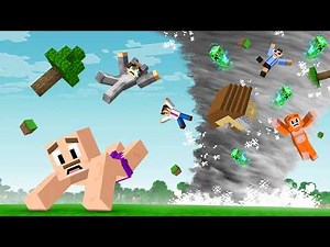 We Attempt to Survive DISASTERS in Minecraft