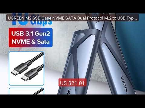 UGREEN M2 SSD Case NVME SATA Dual Protocol M.2 to USB Type C 3... — Hot Deal 2026 | Limited Offer!