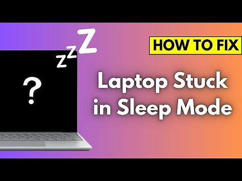 How to Fix Laptop Stuck in Sleep Mode (Windows 11/10)