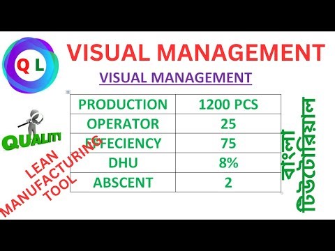 Visual Management In Bangla | Visual Management Lean Manufacturing | Visual Management Examples