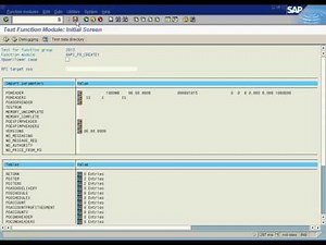 SAP ABAP - BAPI Example BAPI_PO_CREATE1 (w/o voice)