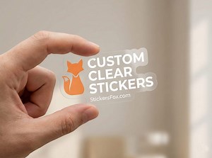 Custom Clear Stickers | Transparent Vinyl Stickers | Waterproof Logo Decals | Any Shape | Business Branding - Etsy