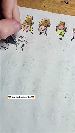 Cowboyhat challenge #cowboyhatchallenge #cowboyhat #doodle #doodleart #drawing