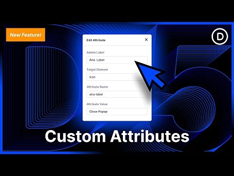 Introducing Custom Attributes For Divi 5