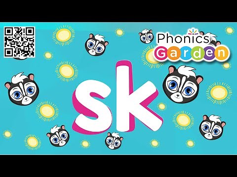SK Blend | Simple Singing Phonics | Letter Blend Sounds | Phonics Garden