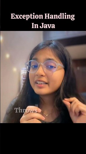 throw vs throws in Java explained | most asked Java interview question 👀exception handling java