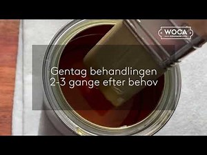 Oliebehandling af køkkenbordplade (WOCA Worktop Oil)