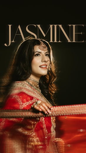 Preet Chauhan on Instagram: "Bride - Jasmine . . . #bride #wedding #indianweddingbuzz Contact for Booking - 9255422223"