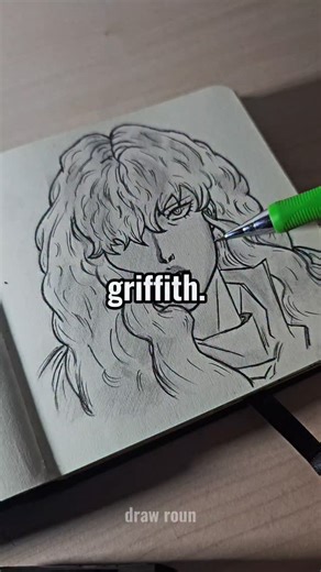 Draw roun on Instagram: "griffith or guts🤔? . . . #berserk#drawing#sketch #рекомендации#art#draw #guts#sketchart"