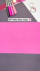 11K views · 237 reactions | DIY Hello Kitty Chip Bag Idea 梁 #shorts #art #craft #tutorial #diy #gift #artist #crafts #draw | Pcast | Facebook