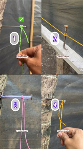 4 tricks simple 🧶🧶🧶🧶 | Creatif Sirojitalibin