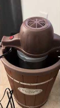 Nostalgia Ice Cream Maker Review 🍨 | 6 Quart Vintage Electric Ice Cream Machine