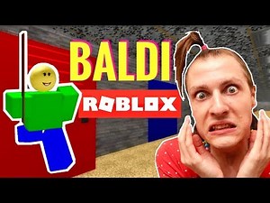 BALDI’S BASICS SUR ROBLOX ! LE RETOUR DU PROF PSYCHOPATHE ! NADEGE CANDLE