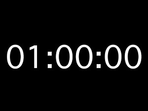 1小時倒數計時(鬧鐘) | 1 Hour Timer (Alarm Clock) | 1時間のタイマー(アラーム)| 1시간 카운트다운 (알람 시계) | 1 ชม. นับถอยหลัง