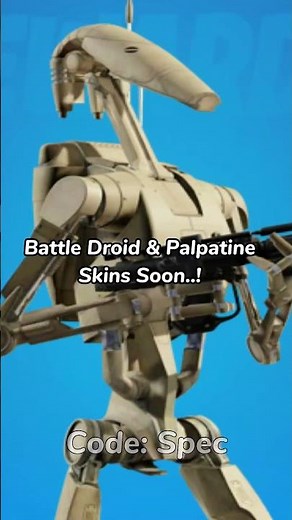 Fortnite Battle Droid Skin Teaser!