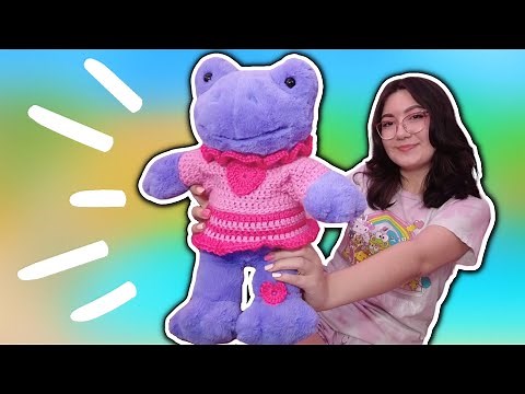 I crocheted an outfit for my Build-A-Bear