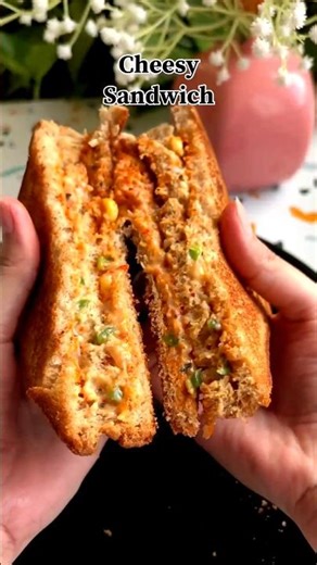 cheesy sandwich #food #recipe #sandwich #shorts