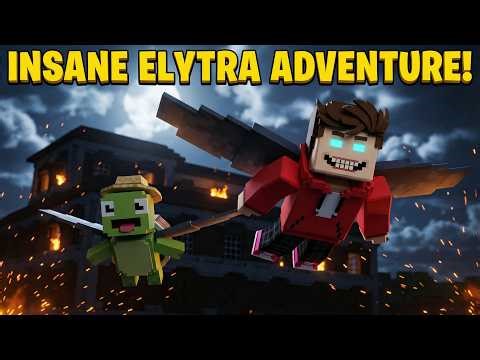 JayC & Rixy’s INSANE Elytra Flight Adventure! Mansion Raid Gone Wrong 😂 Minecraft Animation