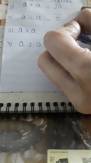 #Basic Algebra # Addition,Subtraction, Multiplication and Division