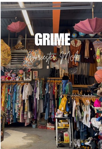 Thrifting at GRIME in Worcester, MA