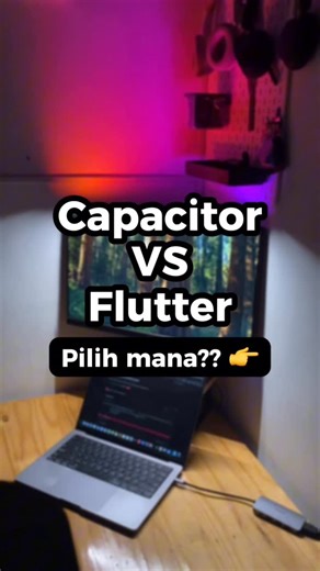 Septiawan Aji Pradana on Instagram: "Capacitor JS vs Flutter - Pilih yang Mana? Capacitor JS cocok buat kamu yang sudah terbiasa dengan HTML, CSS, dan JavaScript. Satu codebase bisa langsung jadi aplikasi Android & iOS. Flutter pakai Dart dan fokus ke performa tinggi dengan UI yang konsisten di semua device. Singkatnya: 🔹 Web dev → Capacitor 🔹 Mobile-first → Flutter Pilih sesuai kebutuhan project, bukan ikut tren. #programmer #enterpreneur #laravel"