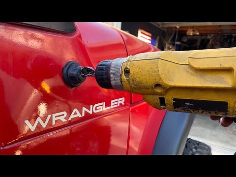 Jeep Wrangler Tj | Lj - DIY Antenna Replacement How to DV8 Off-road Antenna install